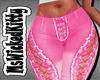 Pink Laced Jeans