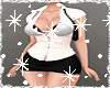 Ensemble jupe noir blanc