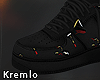 Black Boat Sneakers