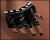 Black Leather Gloves