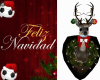 llzM Christmas wall deer