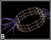 Purple Ribbon Bracelet