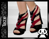 -T- Strappy Heels Red