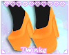 Heels w/ Socks | Orange