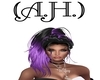 (A.H.) Abril Blk Purple