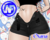 Black Open Jeans