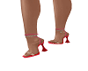 IRo Red Lacey Heels