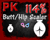 Butt/Hip Scaler 114% M/F