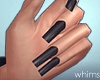 Exotic Tats Black Nails