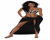 Black/ White Beachwear