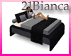 21b-silver black bed