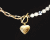 ( heart clasp necklace )