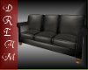 Black Leather Sofa- 1V