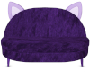 Purple Kitty Couch