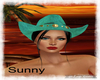 *SW* Teal Cowgirl Hat