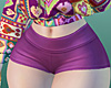 Purple Mini Shorts
