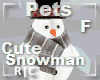 R|C Snowman Pets Grey F