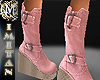 (MI) Boots pink gum