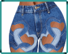 Blue Denim Hearts