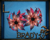 [B]slate flower garter L