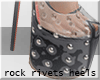 Rock rivets heels