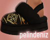 [P] Xmas black slipper