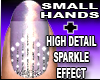 Lilac Sparkle Nails Sm H