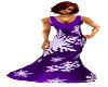 Purple Snowflake Gown