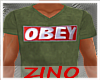 Obey* Green Tee