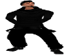 Straight Pants Black *K*