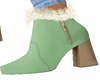 Winter green boots