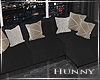 H. Black Couch