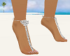 Diamond Beach Feet Pink