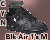 Low Blk Air 1's