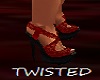 Celeste Red/Black Heels