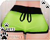 [Pets] Shorts | lime RL