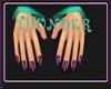 Purple Hands Animated