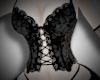 black veil corset