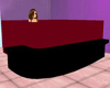 *C*Black and Red Hot Tub