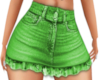 Green Denim RL Skirt