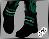 [CK] Black Green Boots