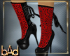 Red Black Bow Boots