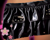 ! leather sanrio skirt