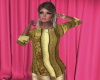 Gold Striped Top