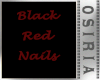 Nails Black-Red