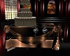 bronze wedding cake/tabl