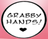 Grabby hands sign