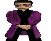 (N) purple suade jacket