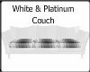Wht & Platinum Couch