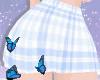 ♡ blue skirt